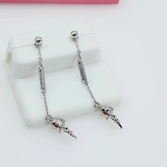 "925 Sterling Silver Cubic Zirconia Earrings, U19254684 - Picture 9 of 11